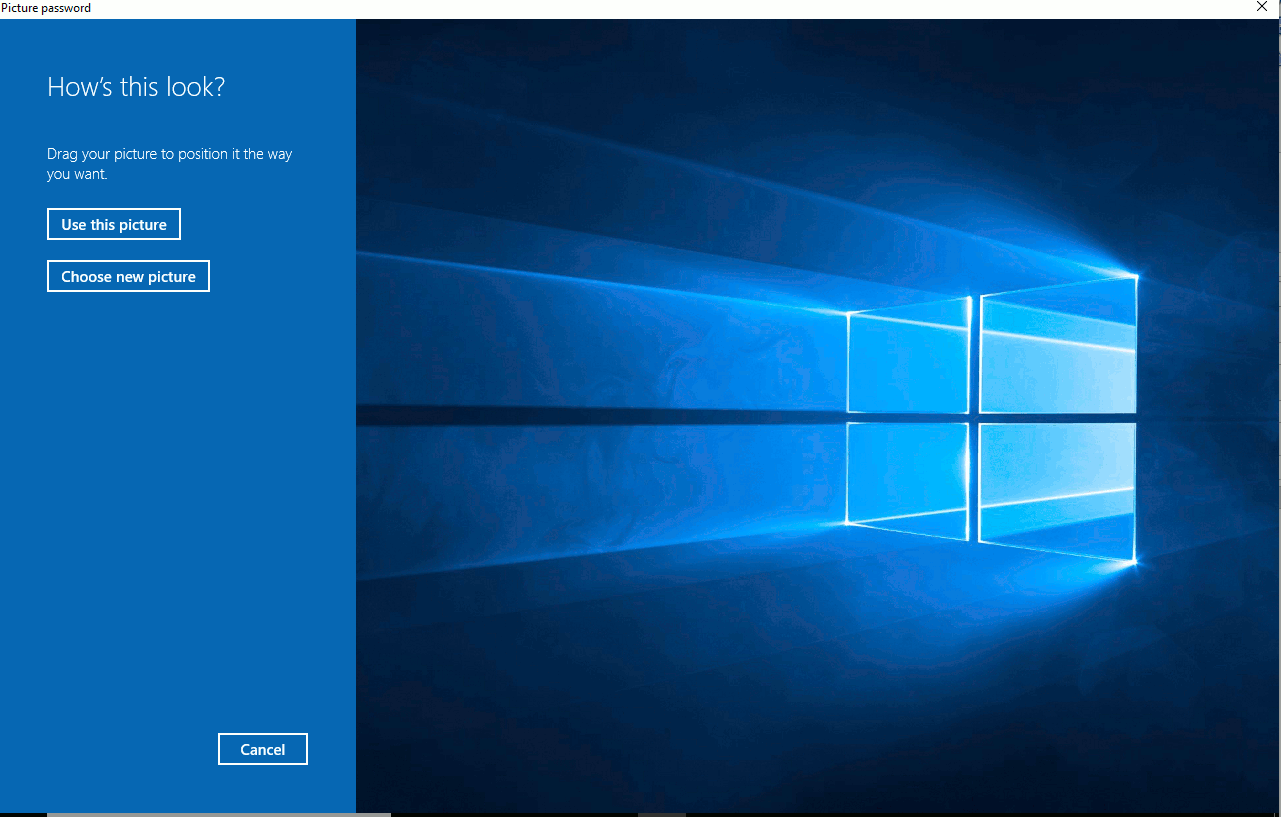 Изображение пароля Windows 10 Изображение загружено 2