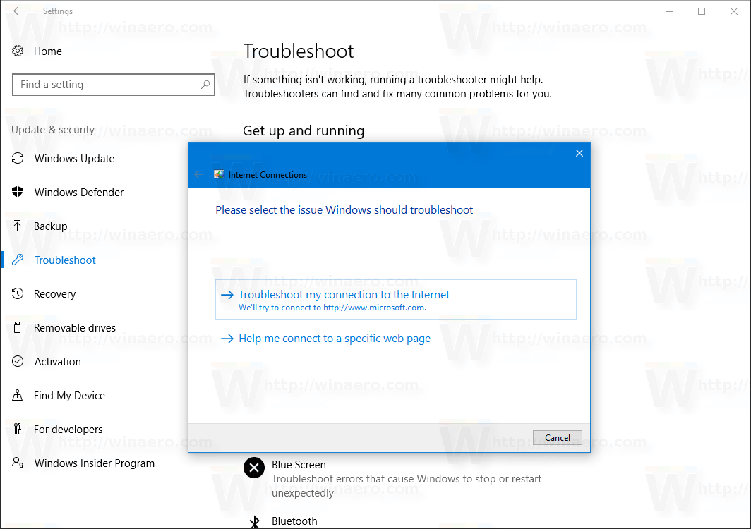 download windows 10 troubleshooter tool