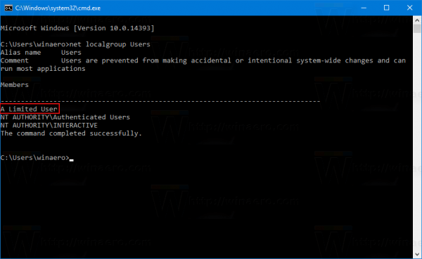 windows 10 command prompt list name serverer