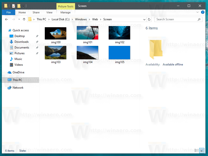 Windows 10 Wallpaper Folder Path