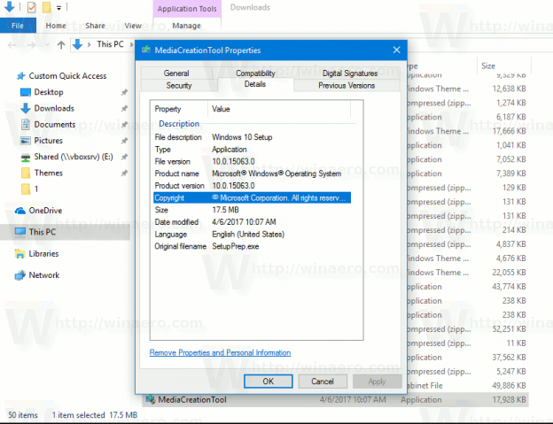download windows 10 1709 without using media creation tool
