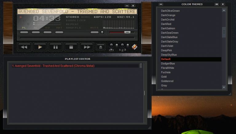 Quinto Black CT 1.5 Is Out – A Skin For Winamp