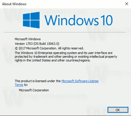 windows 10 build 15063