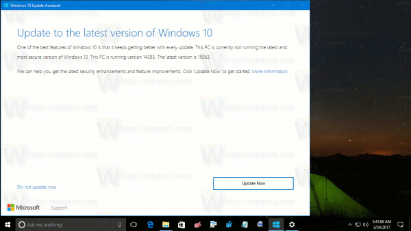 Windows 10 Creators Update RTM