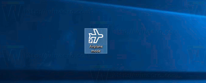 Create Airplane Mode Shortcut In Windows 10