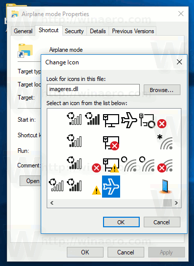 Windows 10 Airplane Mode Shortcut New Icon