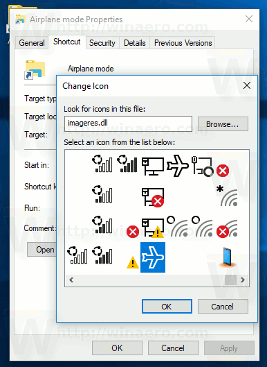 windows 10 airplane mode shortcut