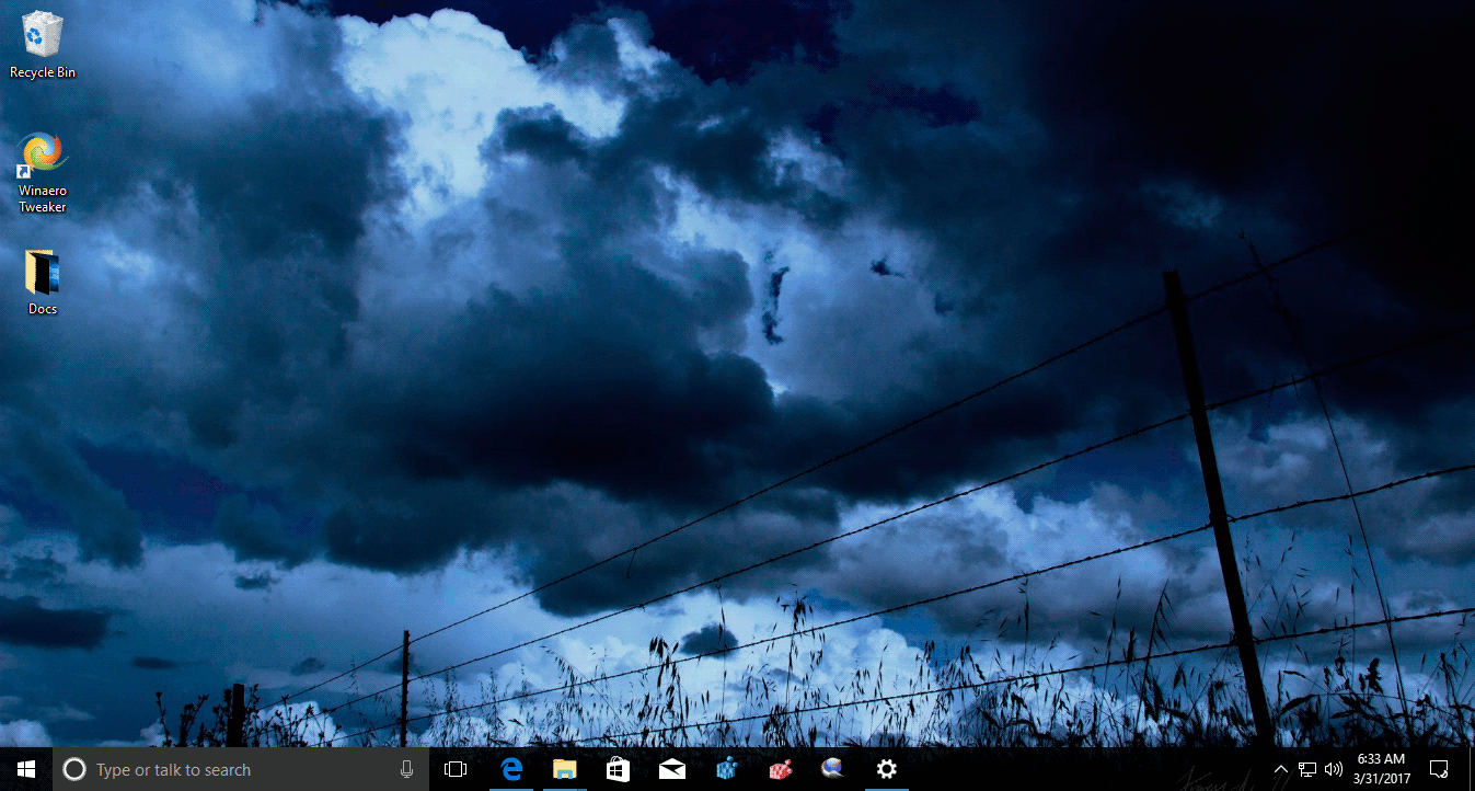 Download Dark Skies theme for Windows 10, 8 and 7