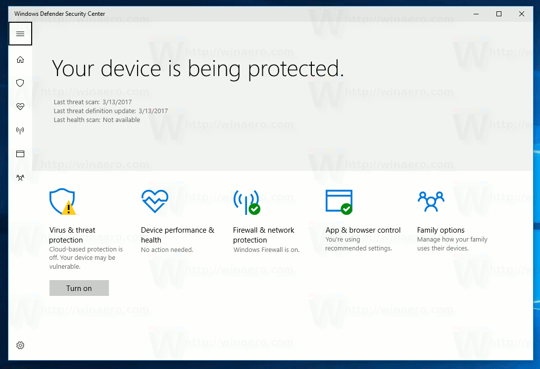 windows defender security center download for windows 10