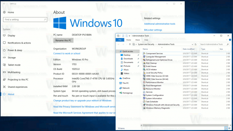 admin tools windows 10 64 bit download