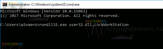 Lock Windows 10 From Cmd