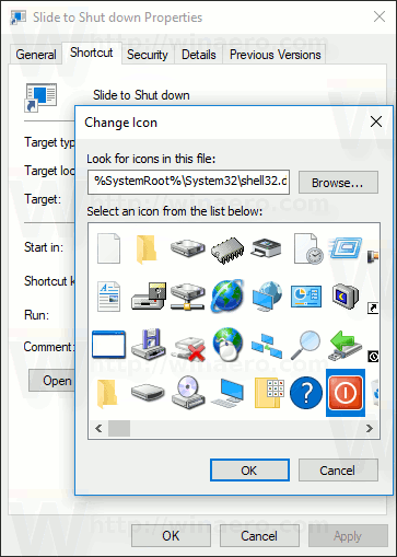Slide To Shutdown Shortcut Icon