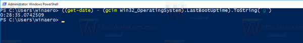 Uptime In Powershell