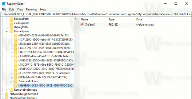 Add Control Panel To This PC in Windows 10
