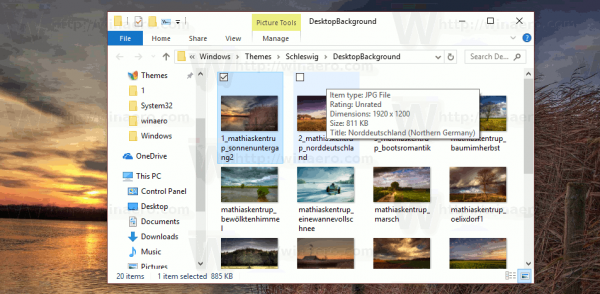 Desktop Wallpaper Location Opened In Windows 10