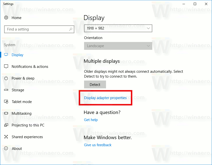 Find display. Multi-display настройка.