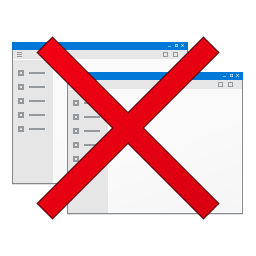 Remove Open Folder In New Window Icon