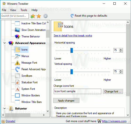 Windows 10 Change Font Of Icons