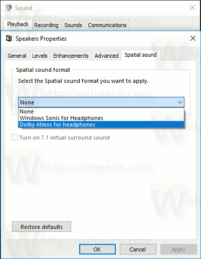 how to enable surround sound windows 10