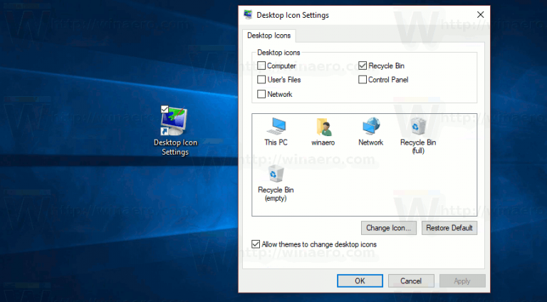 where is the settings icon in windows 10