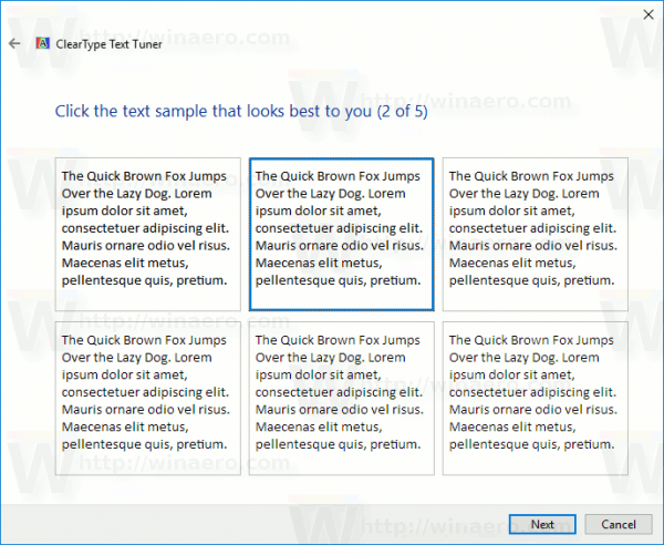 Windows 10 Pick Text Sample Page 2