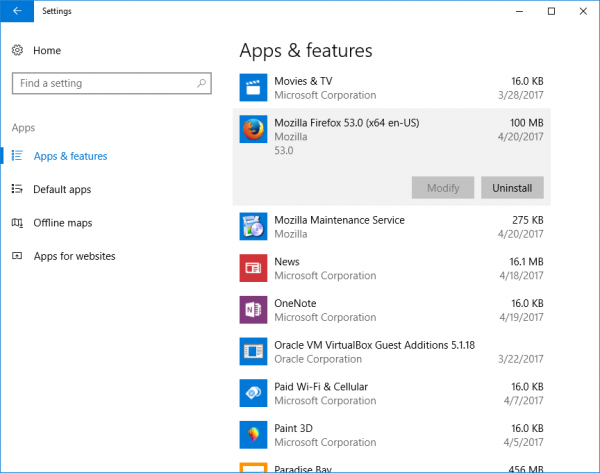 Add Uninstall A Program Context Menu In Windows 10 - 