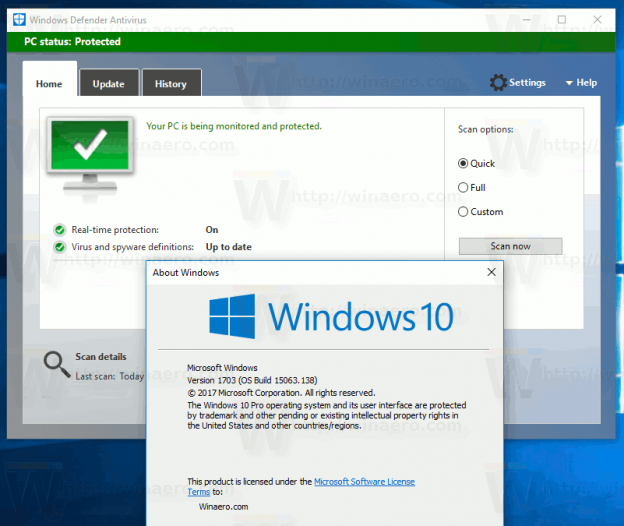 download the new for windows DefenderUI 1.12