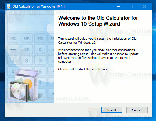 classic calculator windows 10