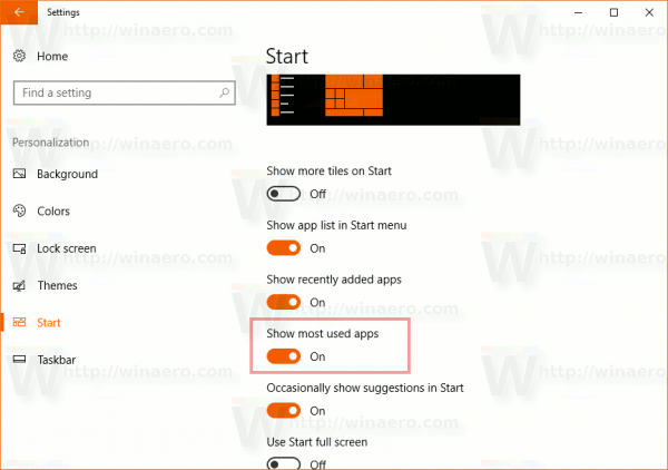 Fixed Show Most Used Apps Is Grayed Out In Windows 10