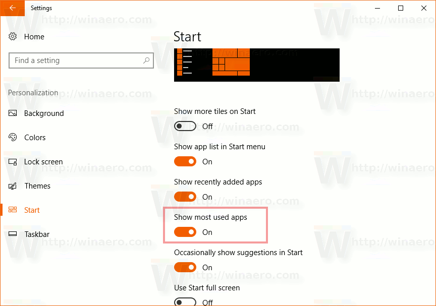 Fix Show Most Used Apps Is Grayed Out In Windows 10