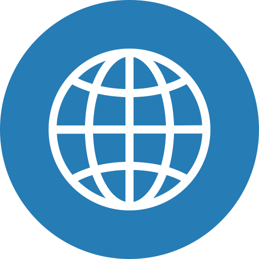 Internet Network Regional Language Globe Icon 256 3