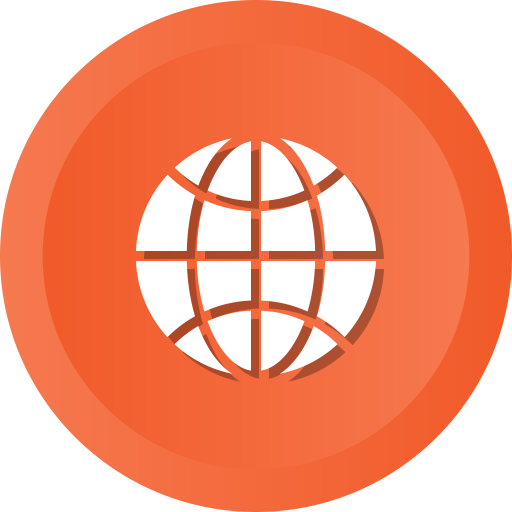 Internet Network Regional Language Globe Icon 256 4