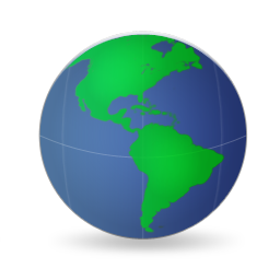 Internet Network Regional Language Globe Icon 256 6