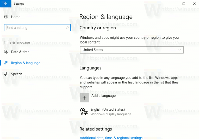 How To Change Display Language in Windows 10