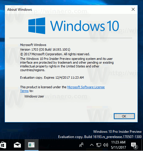 Windows 10 Build 16193