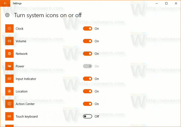 Windows 10 показывает скрытые системные значки в трее