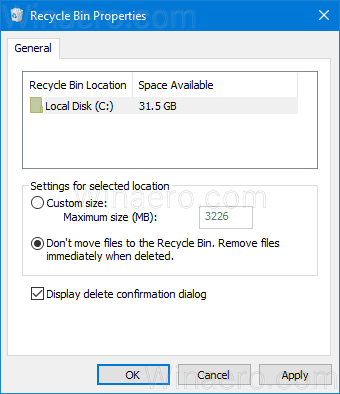 Don't Move Files To Recycle Bin 