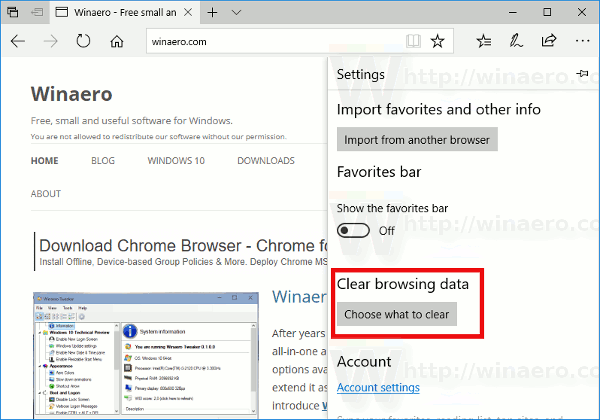 How to clear cache and cookies in Microsoft Edge on Windows