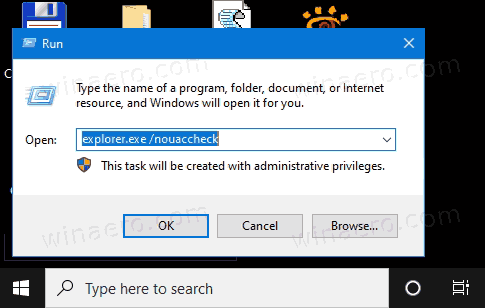 File Explorer Running As Administrator In Windows 10