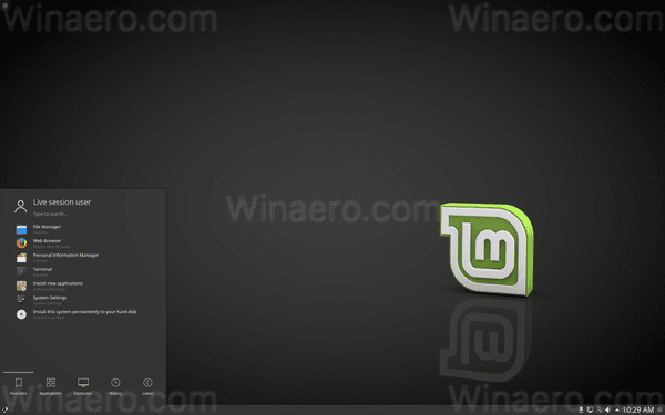 Linux Mint 18.2 KDE Edition 