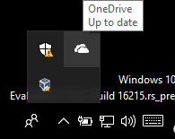 OneDrive System Tray Icon 