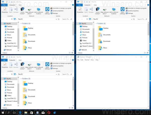 Windows 10 Show Windows Side By Side 