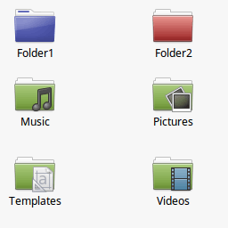 Change Individual Folder Icon Color in Linux Mint