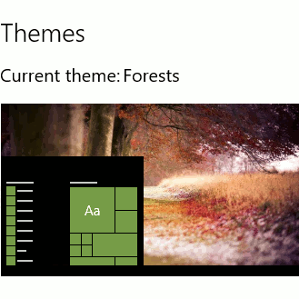 Download Forests theme for Windows 10, 8 and 7