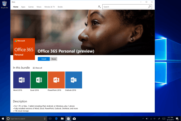 how to remove office 365 apps from windows 10