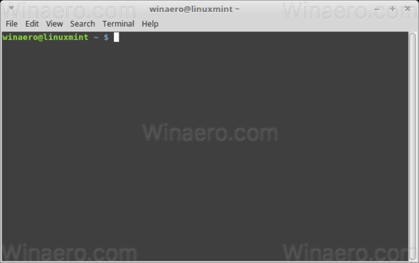 Open Linux Mint Terminal 
