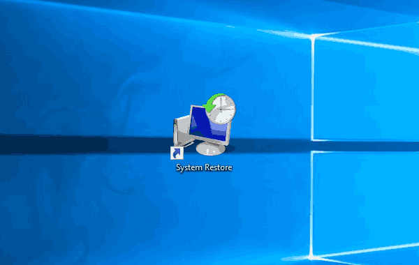 Create System Restore Wizard Shortcut 