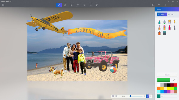 Paint 3D Compose Objects