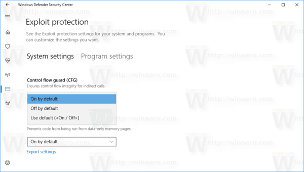Windows 10 Enable Exploit Protection 