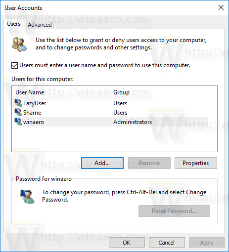 Microsoft Removes User Autologin In Windows 10 Version 04